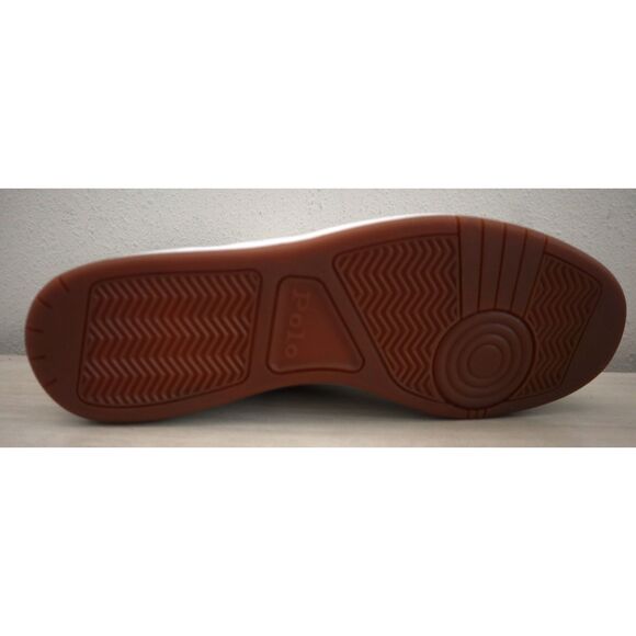 Polo Ralph Lauren Men's Sz 13D White Multi Leather Court Mid Pro Casual Shoes - Picture 6 of 14